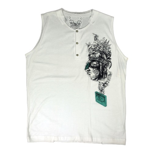 119Ca Pajaro Jaguar Iv Tank Top Blanco